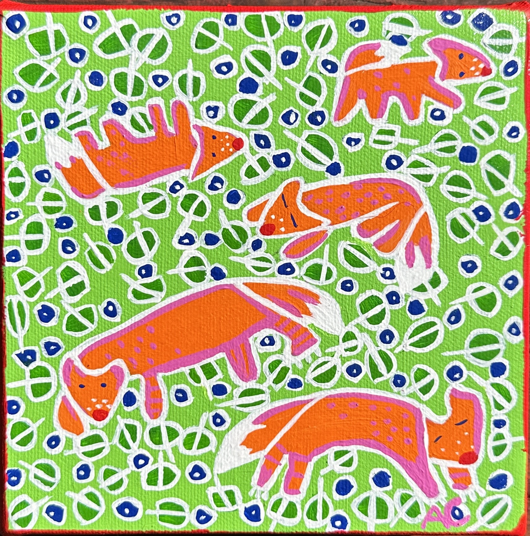 アンドレ・マルガ　アールデコ　油彩『ふくろう』André Margat アンドレ・マルガ アールデコ 油彩『ふくろう』André Margat アンドレ